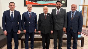 MHP İl Başkanı Gedikoğlu, Genel Başkan Bahçeli’yi Ziyaret Etti